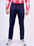 Mens Blue Color Mid Rise Stretchable Jeans