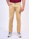 Mens Khaki Stretchable Casual Jeans
