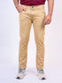 Mens Khaki Stretchable Casual Jeans