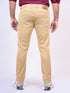 Mens Khaki Stretchable Casual Jeans