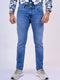 Mens Blue Stretchable Casual Jeans