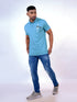 Men Blue Mid Rise Stretchable Denim Jeans