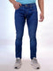 Men Mid Blue Mid Rise Stretchable Denim Jeans