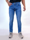 Men Light Blue Mid Rise Stretchable Denim Jeans