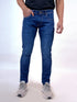 Men Blue Color Mid Rise Stretchable Denim Jeans