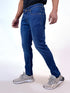 Men Blue Color Mid Rise Stretchable Denim Jeans