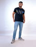 Men Blue Mid Rise Stretchable Casual Denim Jeans