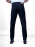 Men Black Mid Rise Stretchable Velvet Jeans