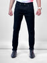 Men Solid Black Mid Rise Stretchable Denim Jeans
