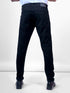 Men Solid Black Mid Rise Stretchable Denim Jeans