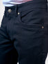Men Solid Black Mid Rise Stretchable Denim Jeans