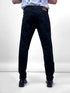 Men Plain Black Mid Rise Stretchable Denim Jeans