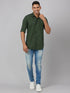 Men Green & Black Checked Sustainable Casual Shirt With Full Sleeves