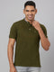 Men Olive Solid Lounge T-Shirt