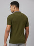 Men Olive Solid Lounge T-Shirt