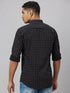 Men Black Printed Sustainable Casual Shirt