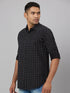 Men Black Printed Sustainable Casual Shirt