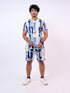 Men Multicolor Printed T-Shirt And Pyjama