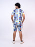 Men Multicolor Printed T-Shirt And Pyjama