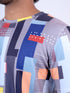 Men Multicolor Geometric Printed T-Shirt And Pyjama