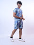Men Sky Line Printed T-Shirt And Pyjama