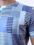 Men Sky Line Printed T-Shirt And Pyjama