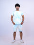Men Sky Blue T-Shirt And Pyjama