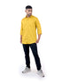 Men Musterd Floral Printed Sustainable Casual Full Shirt
