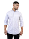 Men White Floral Printed Sustainable Casual Full Shirt