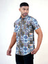 Men Multi Graphic Printed Sustainable Casual Short Shirt