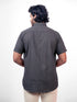 Men Black Printed Sustainable Casual Half Shirt