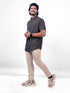 Men Black Printed Sustainable Casual Half Shirt