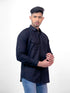 Men Black Solid Sustainable Casual Full Shirt
