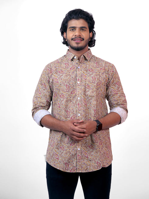 Men Multi Printed Sustainable Casual Full Shirt