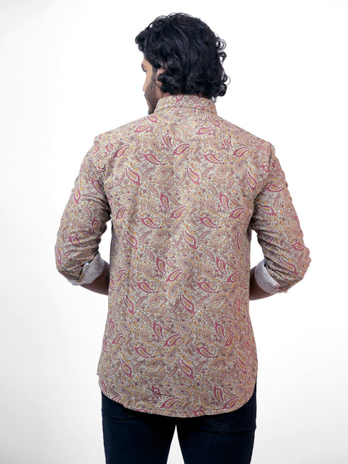 Men Multi Printed Sustainable Casual Full Shirt