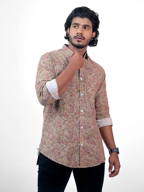 Men Multi Printed Sustainable Casual Full Shirt