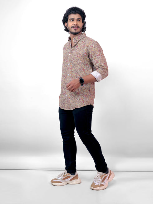 Men Multi Printed Sustainable Casual Full Shirt