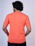 Men Orange Graphic Print Regular Fit Casual T-Shirt