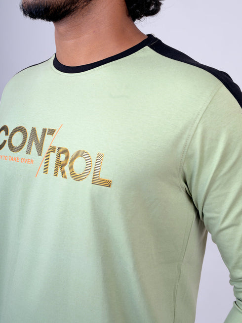 Men Pista Typography Print Regular Fit Casual T-Shirt