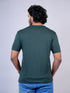 Men Dark Green Typography Regular Fit Casual T-Shirt