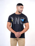 Men Black Regular Fit Casual T-Shirt