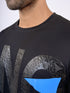 Men Black Regular Fit Casual T-Shirt