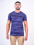 Men Navy Typography Printed Regular Fit Casual T-Shirt