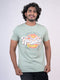 Men Pista Typography Print Casual T-Shirt