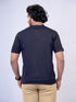 Men Black Striplin Casual T-Shirt