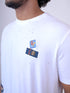 Men White Print Regular Fit Casual T-Shirt