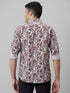 Mens Multicolour Printed Casual Shirt Full Sleeves With Spread Collar