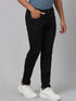 Men Black Slim Fit Mid-Rise Clean Look Jeans