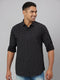 Men Black Printed Sustainable Casual Shirt