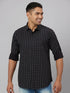 Men Black Printed Sustainable Casual Shirt